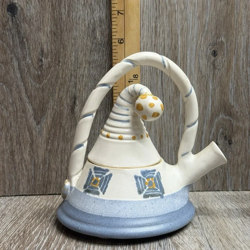 Irish Pottery Teapot Set Whimsical Cottage Core Made in Ireland by Suzanne May